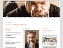 Tablet Screenshot of mikkelbaekgaard.dk